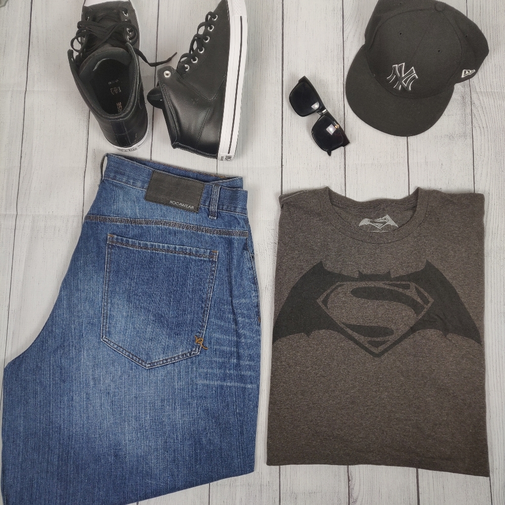 *HP* Dawn of Justice Mens T-shirt Grey 2XL